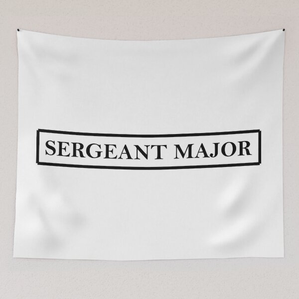 Item preview, Sergeant Major designed and sold by TrulyRested.