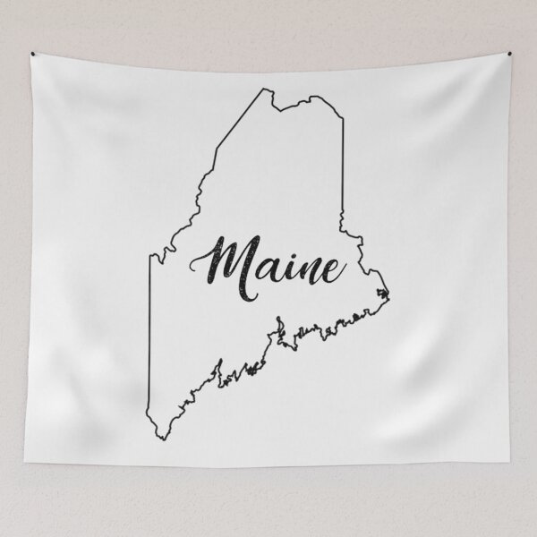 Item preview, State Outline - Maine Fancy designed and sold by Nicole-Owens.
