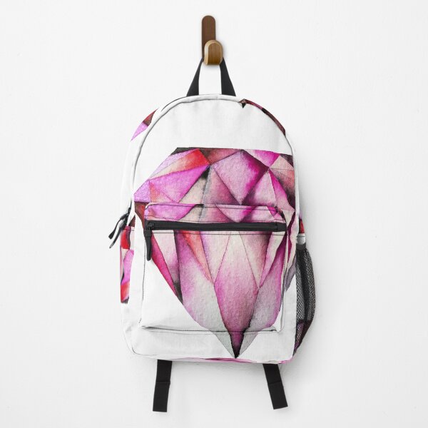 Item preview, Watercolor painting of pink diamond designed and sold by KatasArt.