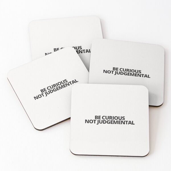 Item preview, Be Curious, Not Judgemental — Funny Humor Quote designed and sold by CROWNLIGHT.