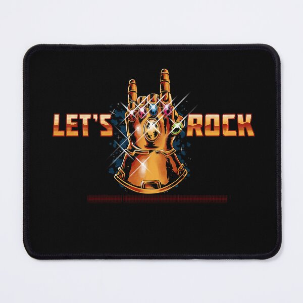 Item preview, Lets Rock T-shirt, Infinity Gauntlet Tee, InfinityTee, Rock music designed and sold by Remember-When.