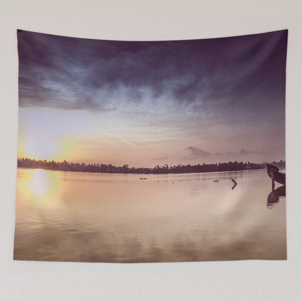 Item preview, Kerala Gods own country - sunrise photograph of backwaters of Kerala | For photography lovers| Indian photography  designed and sold by Arteartz.