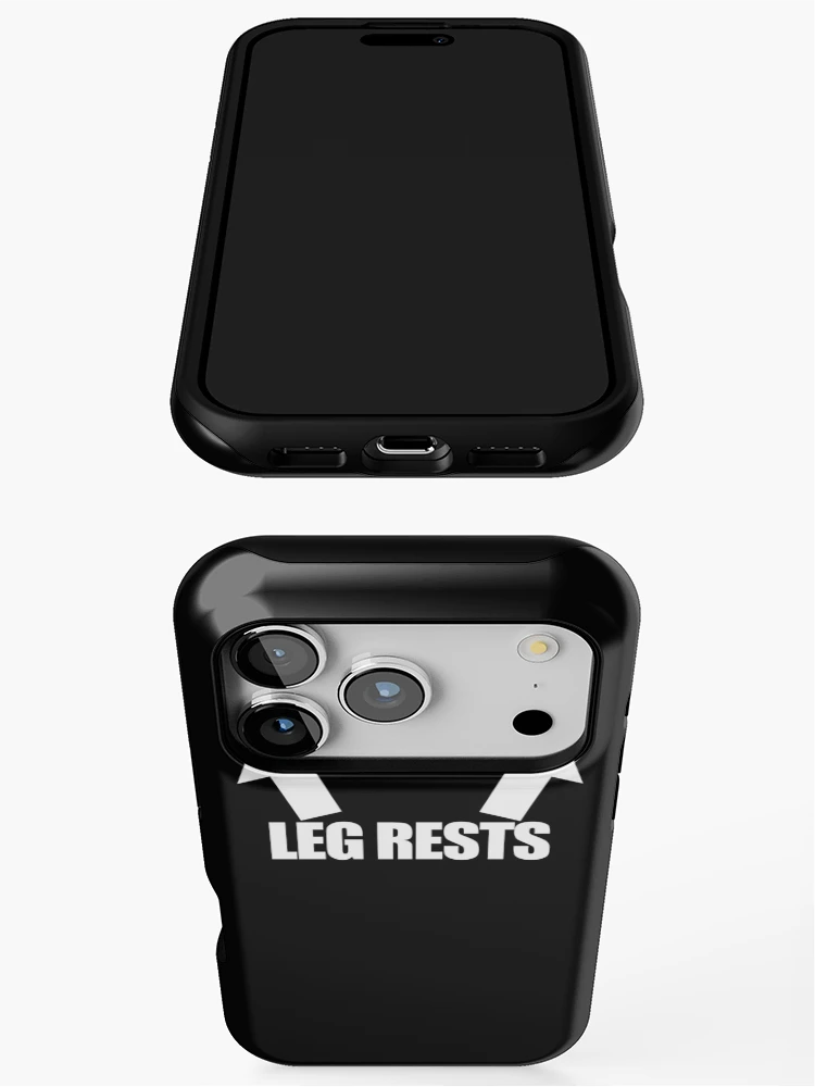 Thumbnail 3 of 4, iPhone Case, Leg Rests Funny Adult Inappropriate Humor Men's Leg Rests Gear designed and sold by DynamicDesign.