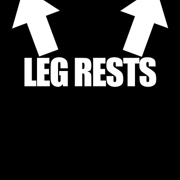 Artwork thumbnail, Leg Rests Funny Adult Inappropriate Humor Men's Leg Rests Gear by DynamicDesign