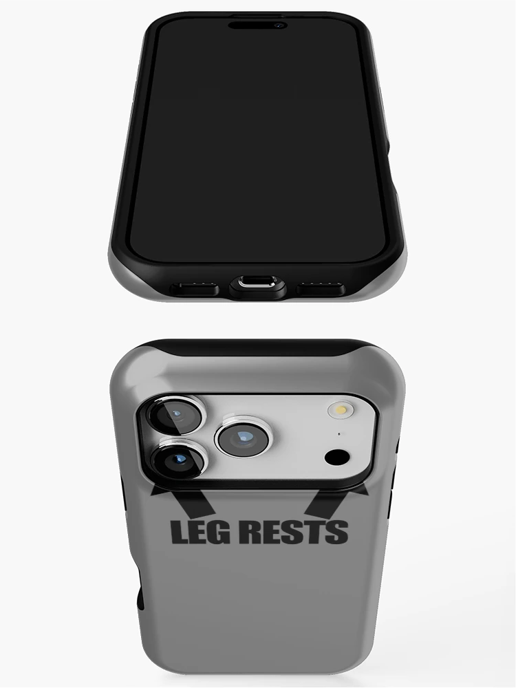 Thumbnail 3 of 4, iPhone Case, Leg Rests Funny Adult Inappropriate Humor Men's Leg Rests Gear designed and sold by DynamicDesign.