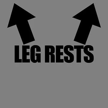 Artwork thumbnail, Leg Rests Funny Adult Inappropriate Humor Men's Leg Rests Gear by DynamicDesign