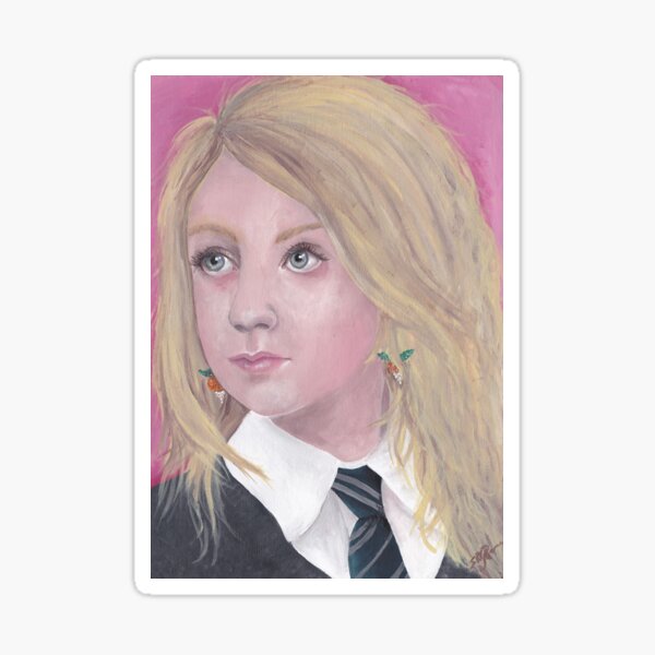 The Girl with the Radish Earrings Sticker