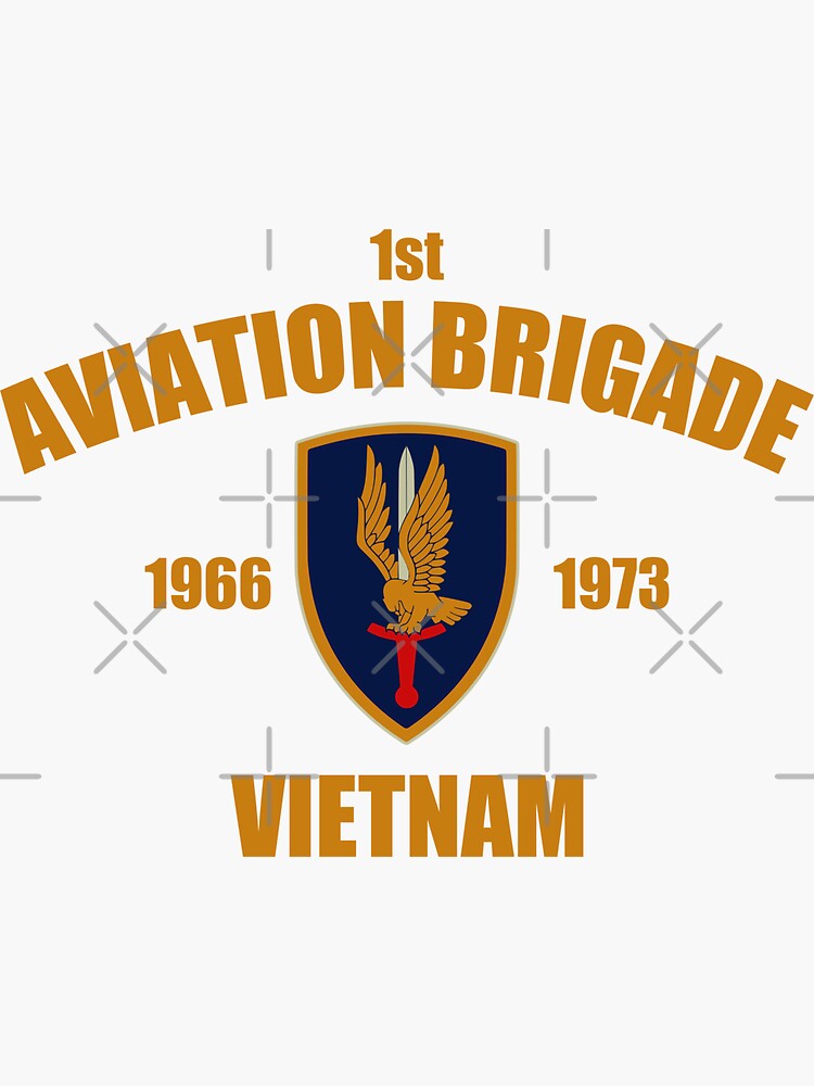 1st Aviation Brigade Vietnam Sticker For Sale By Strongvlad Redbubble