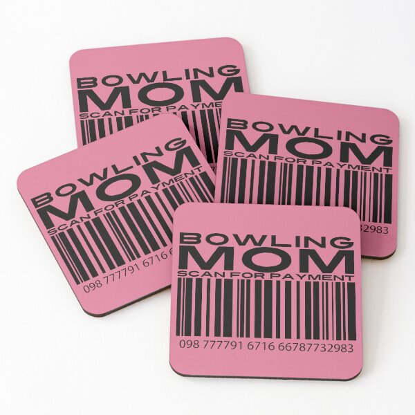 Item preview, Bowling Mom Scan For Payment | Bowling Mom | Bowling Sport (White Lettering Available) designed and sold by Wavecrest Wearables.