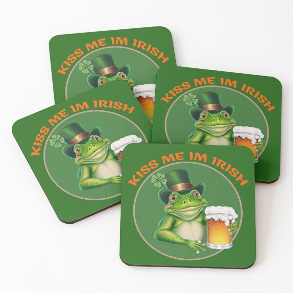 Item preview, Saint Patrick Day Gift Shirt | Toad ,Frog  Kiss me im irish designed and sold by TeeARTHY.