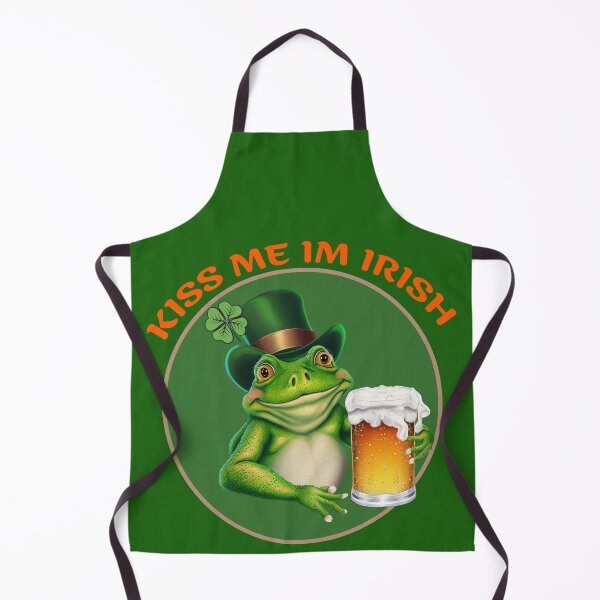 Item preview, Saint Patrick Day Gift Shirt | Toad ,Frog Kiss me im irish designed and sold by TeeARTHY.