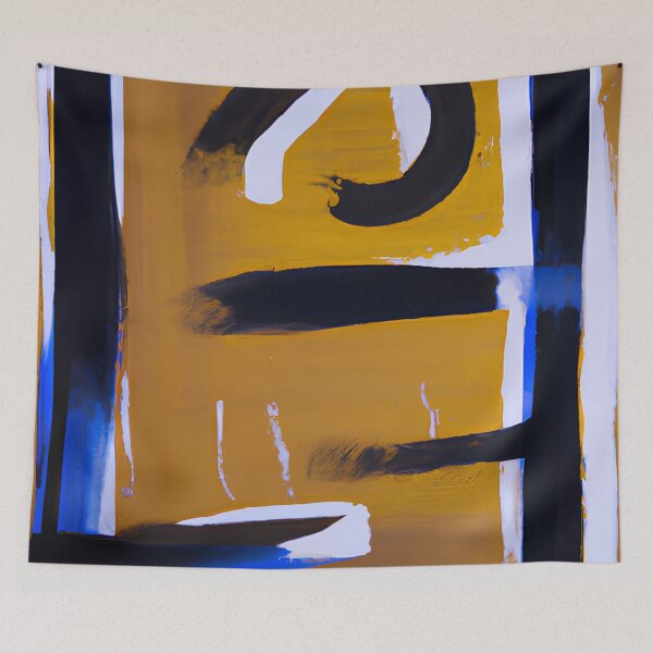 Item preview, vbstrvctivsm- mask (Abstract Art 19) designed and sold by vbstrvctivsm.