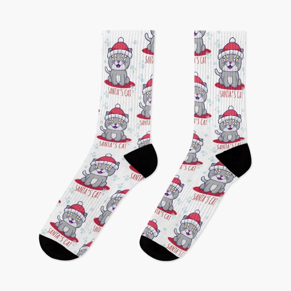 Item preview, Santa's Cat | Merry Christmas | Frohe Weihnachten designed and sold by GBpt-Store.