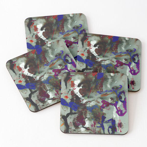 Item preview, vbstrvctivsm- painter's jeans (Abstract Art 20) designed and sold by vbstrvctivsm.