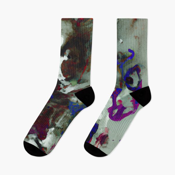 Item preview, vbstrvctivsm- painter's jeans (Abstract Art 20) designed and sold by vbstrvctivsm.