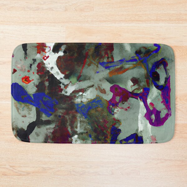 Item preview, vbstrvctivsm- painter's jeans (Abstract Art 20) designed and sold by vbstrvctivsm.
