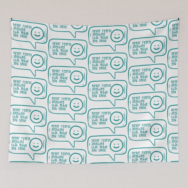 Item preview, Never regret anything that made you smile. designed and sold by TarDuck.