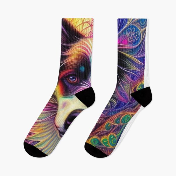 Item preview, Tribal Border Collie Dog Art 2 designed and sold by DiatomDesigns.