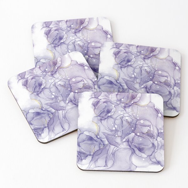 Item preview, Abstract purple ink art designed and sold by Artbysherilong.