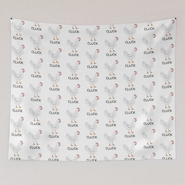 Item preview, CLUCK, CHICKEN designed and sold by SeedSowerShop.