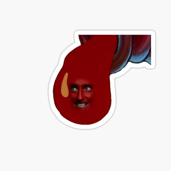 "drop of volcano sauce" Sticker for Sale by bellubble Redbubble