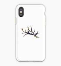 Bull elk skull European mount iPhone Case