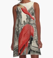 NUMBER 17 (FLAMINGO) A-Line Dress