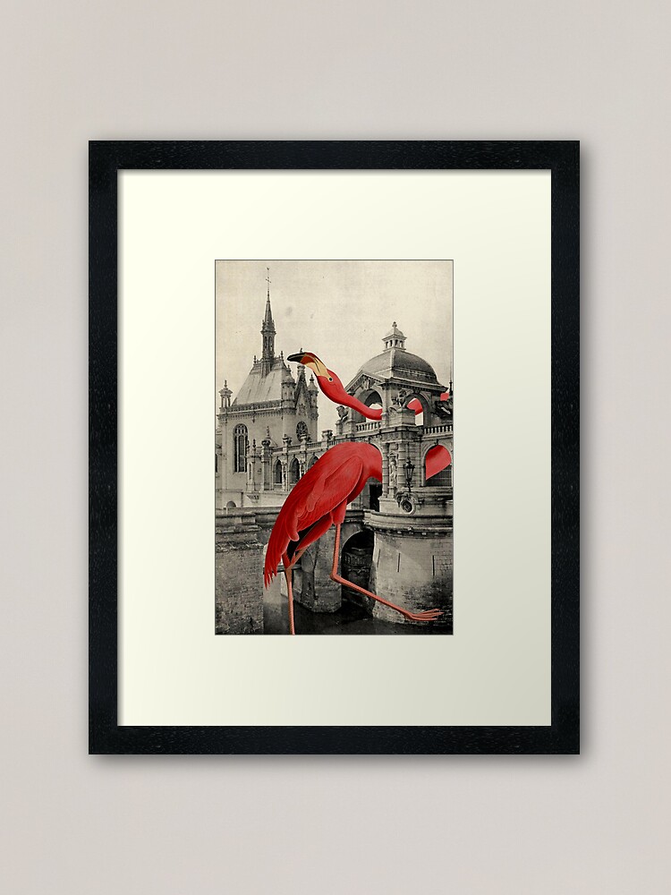 Alternate view of NUMBER 17 (FLAMINGO) Framed Art Print