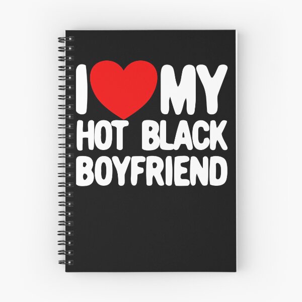 Item preview, I Love My Hot Black Boyfriend Red Heart My Hot Boyfriend Gear designed and sold by DynamicDesign.