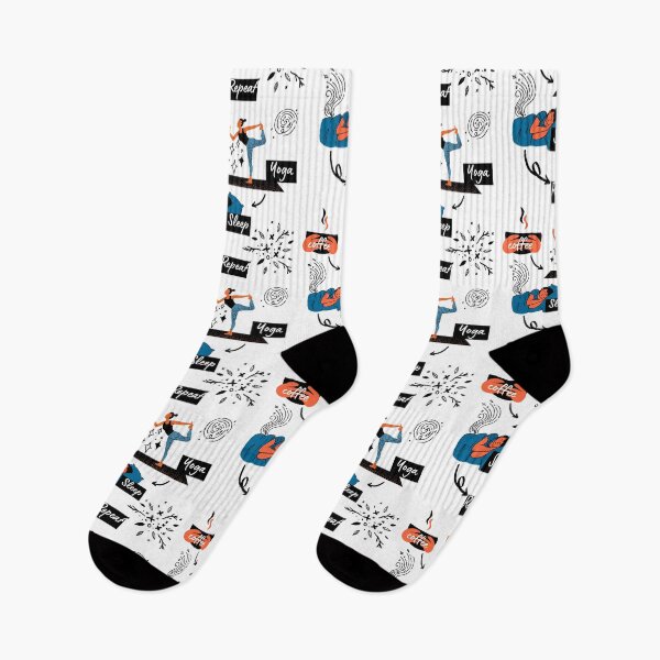 Item preview, Coffee yoga sleep and repeat designed and sold by A6tan-graphiste.