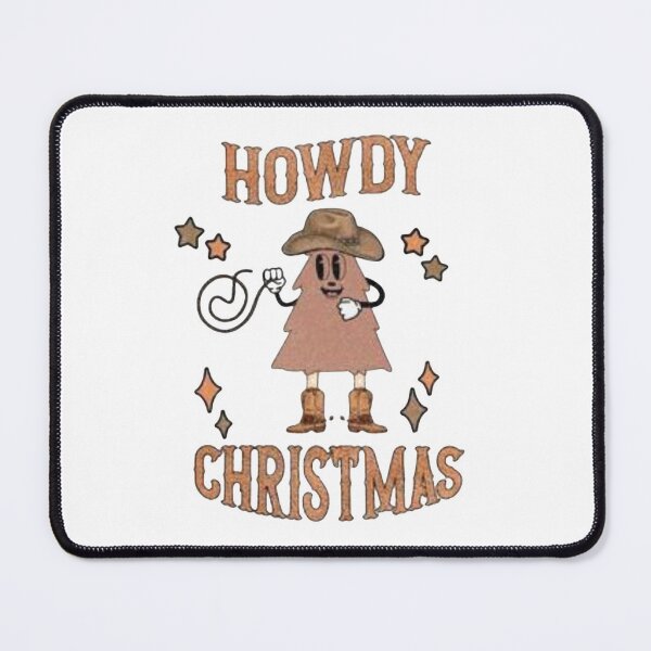 Aperçu de l'œuvre Howdy Christmas, Cowboy Christmas, Cowboy Christmas, Howdy Santa, Weihnachtsgeschenk créée et vendue par Sophistical.