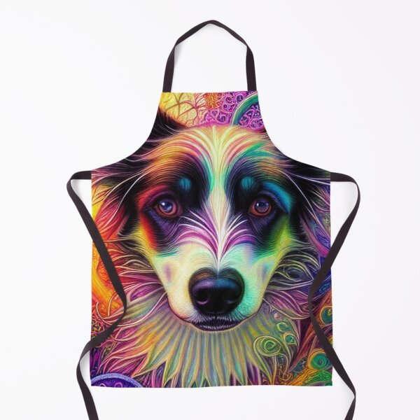 Artikelvorschau, Stammes-Border-Collie-Hundekunst 2 entworfen und verkauft von DiatomDesigns.