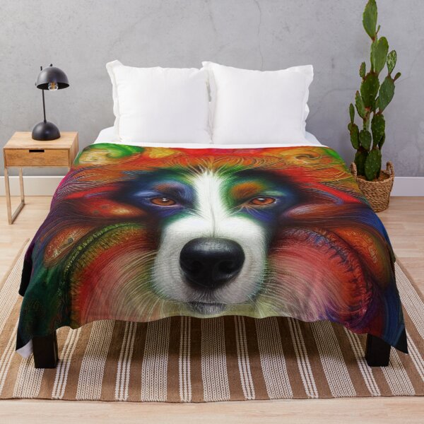 Item preview, Tribal Border Collie Dog Art 3 designed and sold by DiatomDesigns.