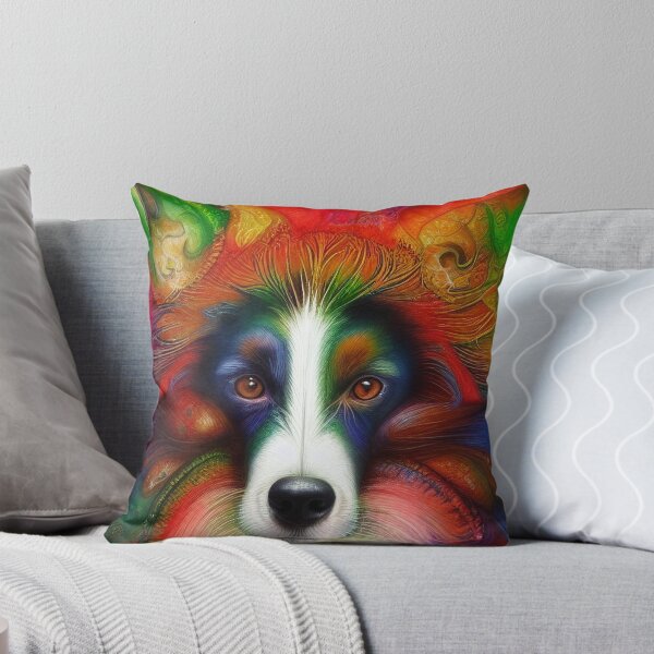 Item preview, Tribal Border Collie Dog Art 3 designed and sold by DiatomDesigns.