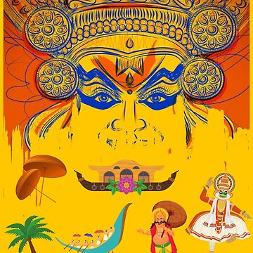 Shop Buy Kathakali painting,Dance painting,Kathakali Play painting,  Manipravalam painting,Krishnanattam painting, Indian Traditional, Ethnic,  Folk, Tribal, Indian Art online Paintings Online