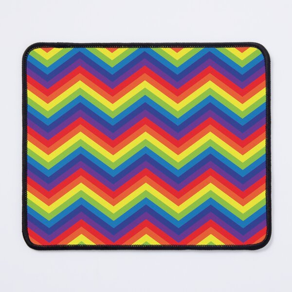 Item preview, Rainbow Zig Zag Stripes Pattern designed and sold by PeachesMommy.