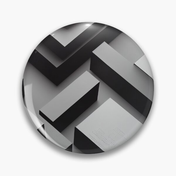 Item preview, Abstract art of hard surface metal blocks designed and sold by ArtlantisSyn.