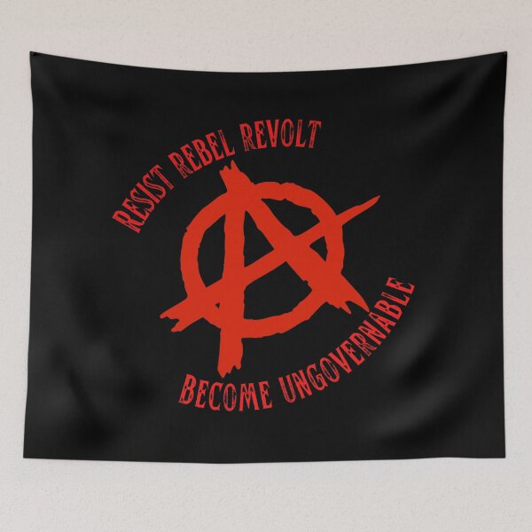 Item preview,  Anarchist  become ungovernable  tshirt stickers  designed and sold by Pugnaciousprint.