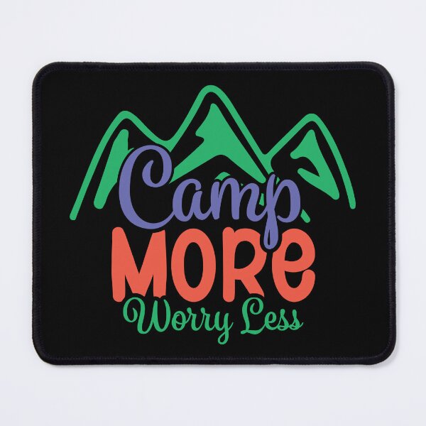 Item preview, Camping Mountains Tranquil Stress Free Nature Lover designed and sold by DebbisPalette.