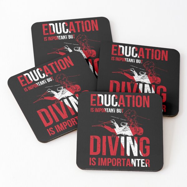 Item preview, Education Is Important But Diving Is Importanter  designed and sold by diip.