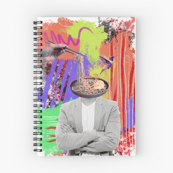 Item preview, Creative contemporary modern psychedelic concept art collage of finding ideas designed and sold by DaisyArtDecor.