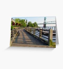 Waterfront In Wilmington, NC Greeting Card