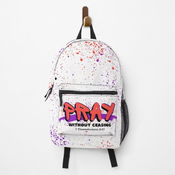 Item preview, Graffiti Inspired Pray Without Ceasing Bible Verse  designed and sold by bible-prints.