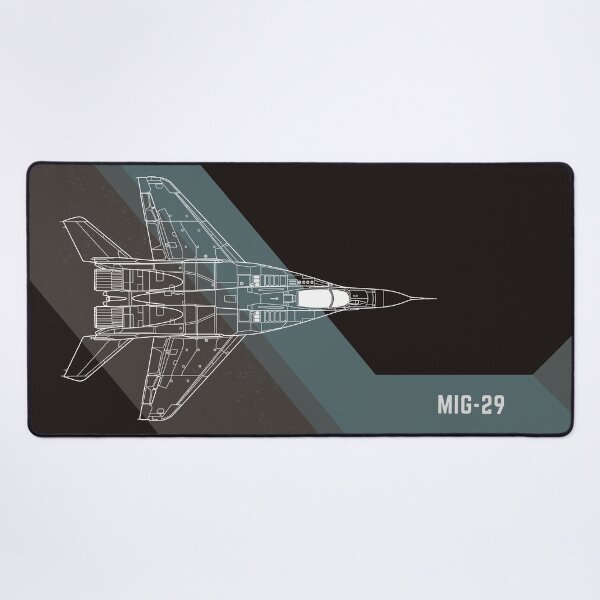 Aperçu de l'œuvre Filaire minimaliste MIG-29 créée et vendue par Aniama.
