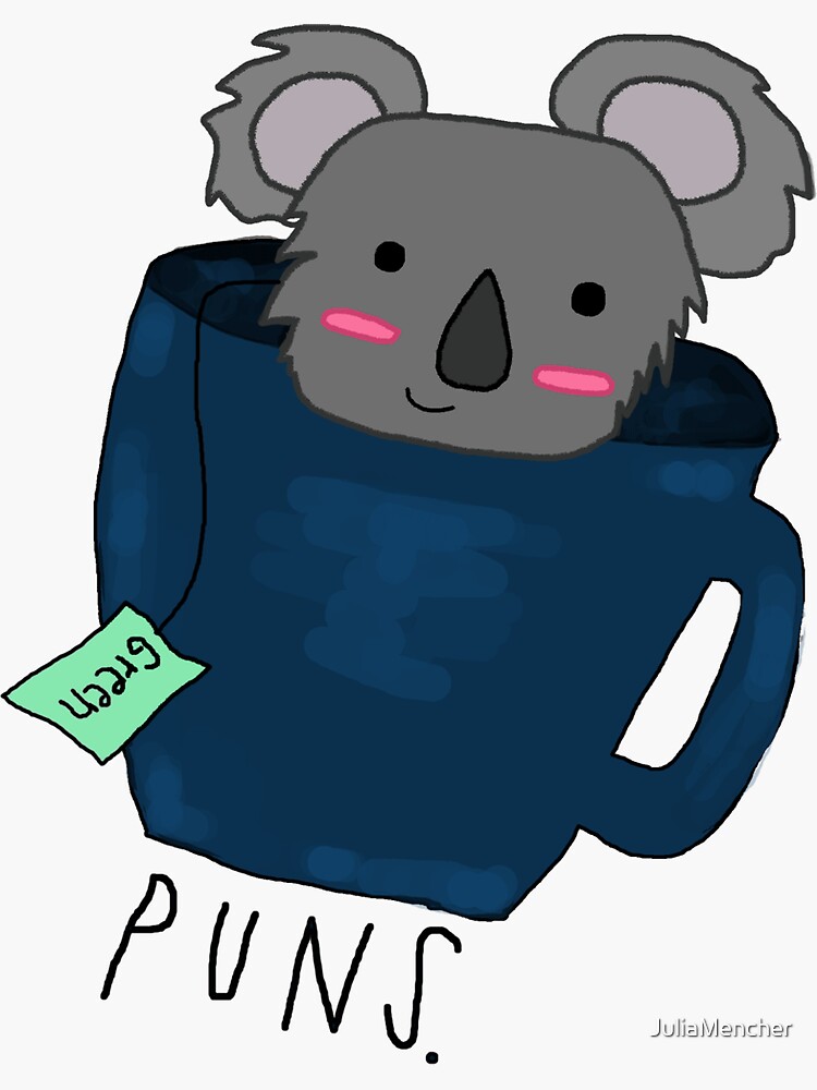 Juegos de té de koala (juego de palabras de calidad) de JuliaMencher