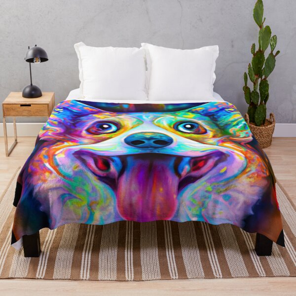Item preview, Tribal Corgi Dog Art 1 designed and sold by DiatomDesigns.