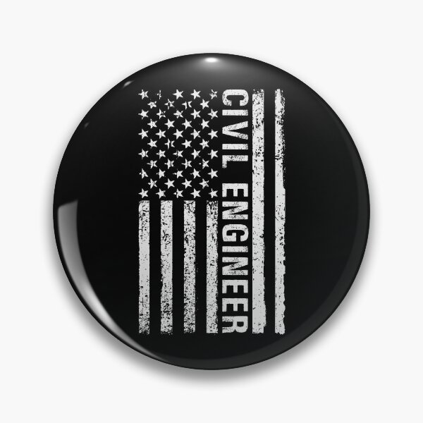 Item preview, Civil Engineer American Flag Design designed and sold by netdota.