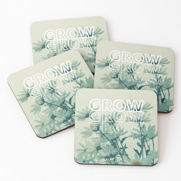 Item preview, GROW (above) - Dreamy, Chill Flower Field of Daisies designed and sold by AliceSLee.