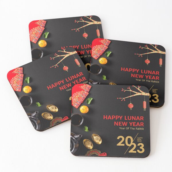 Item preview, Chinese New Year, Year of the Rabbit ,Floral Year Of The Rabbit YEAR OF THE RABBIT 2023 designed and sold by Bear-Graphics.