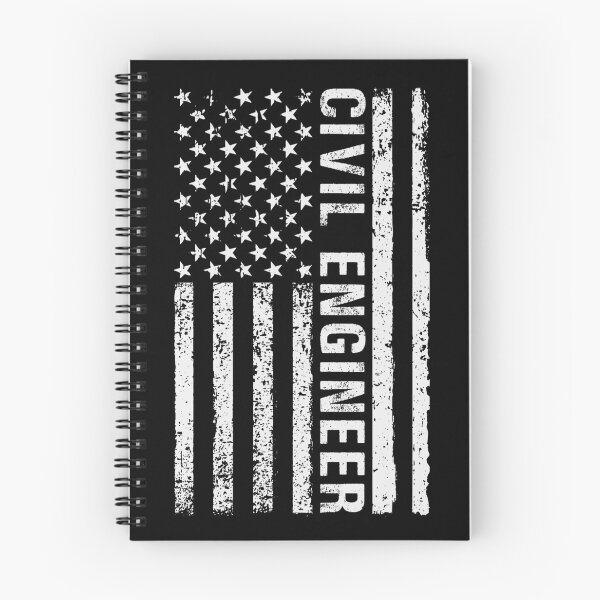 Item preview, Civil Engineer American Flag Design designed and sold by netdota.